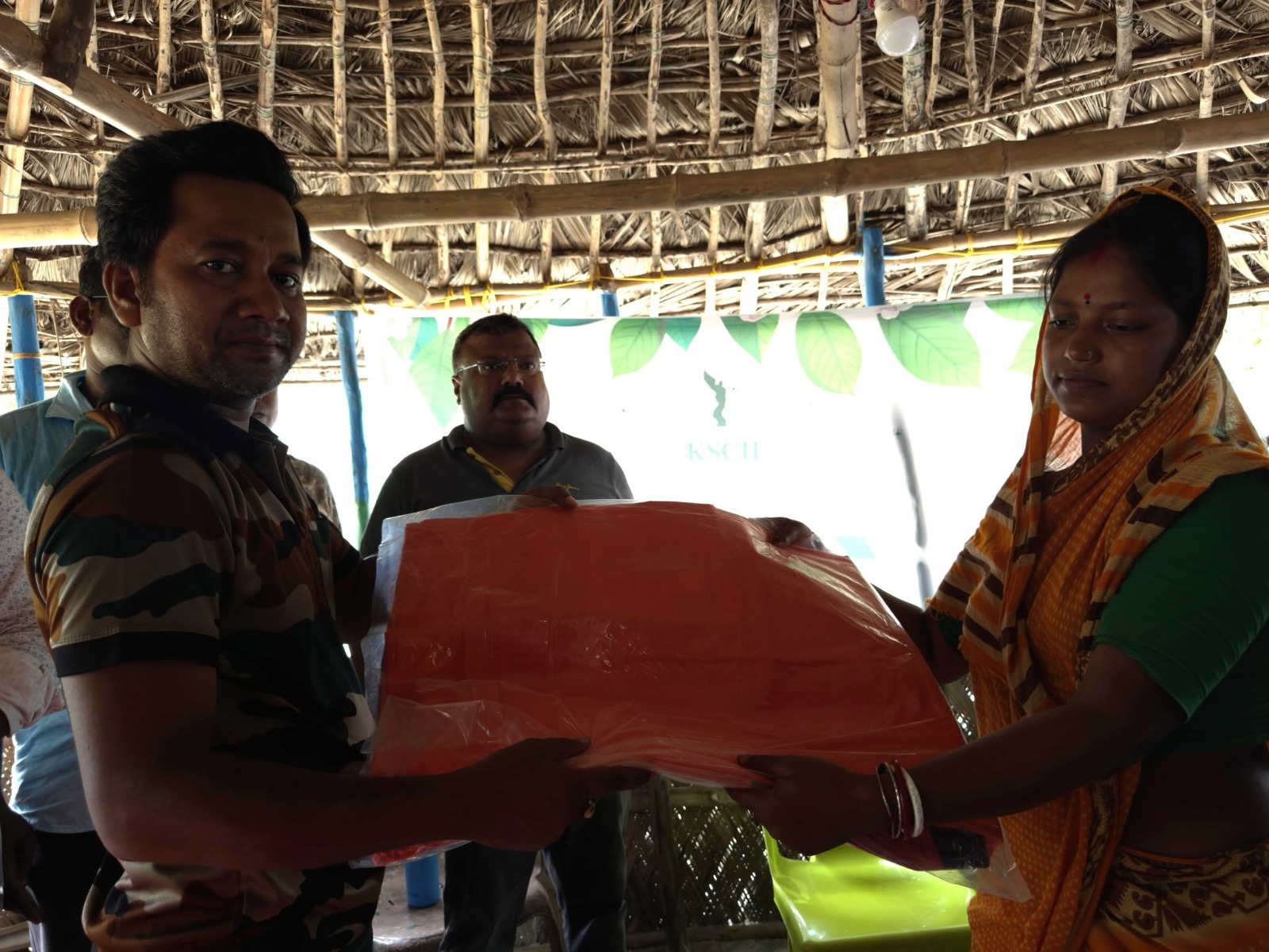 Cyclone relief distribution